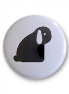 Button Badge – Bunny Ears