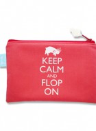 Zipper Pouch – Keep Calm and Flop On